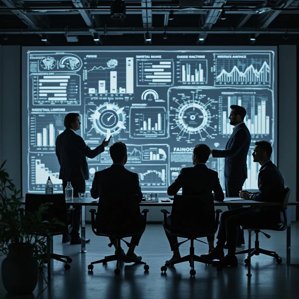 Equipo analizando datos